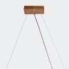 Potrójna lampa wisząca kule Sfera QN-SFERA-3P-TEAK brązowy biały