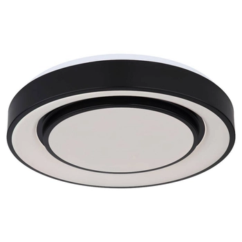 Okrągła LAMPA sufitowa SULLY 41368-24 Globo metalowy plafon LED RGB 24W 3000K - 6500K czarny