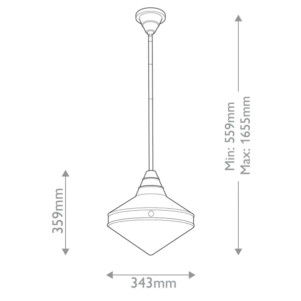 Wisząca lampa vintage Willard QN-WILLARD-P-VBS-PG mosiądz