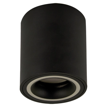 Natynkowa lampa kuchenna Indi C 04046 okrągły downlight czarny