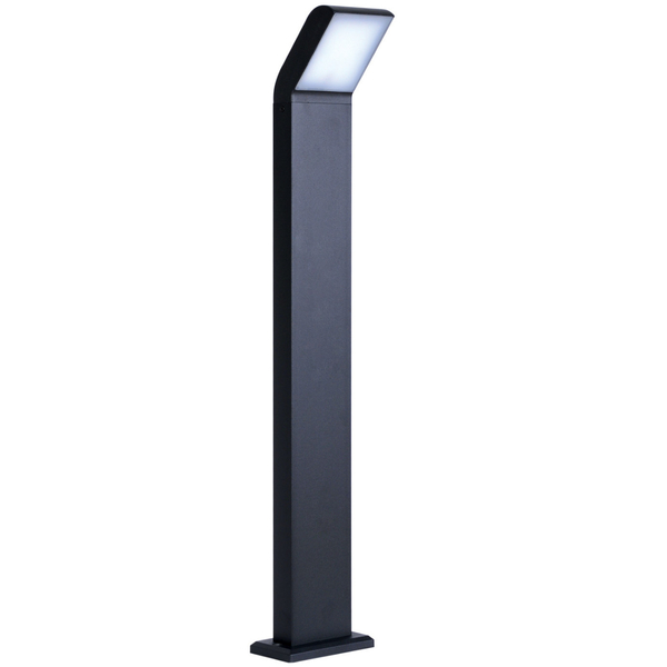 Ogrodowa LAMPA stojąca Vidar K-8148 Kaja metalowa OPRAWA zewnętrzna LED 12W 4000K outdoor IP54 czarna