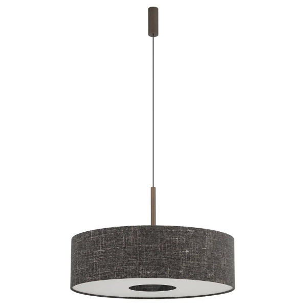 Regulowana lampa wisząca AMARELA 11660 z tkaniny brązowa