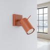 Regulowany kinkiet ścienny RING SL.1506 tubka do jadalni terakota