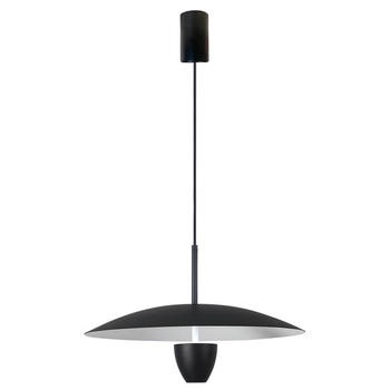 Wisząca lampa Ufo LP-0408/1P S BK LED 8W 3000-6000K kapelusz czarny