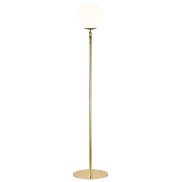 Lampa podłogowa Shapes 2120074035 Nordlux kula ball mosiądz