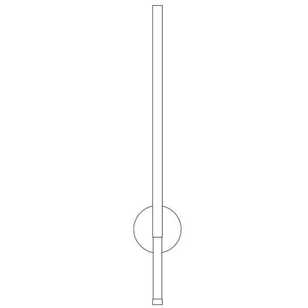 Ścienna lampa listwa FRESCO ST-MD1024S LED 8W 3000K złoty