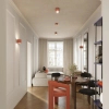 Sufitowa lampa AURA SL.1827 brzoskwiniowa 1xGx53 ryfel tubka metalowa