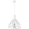 Wisząca LAMPA industrialna KOLA 30910 Sigma druciana OPRAWA metalowy ZWIS rustykalny klatka loft biała