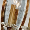 Ścienny kinkiet kryształowy Valentina FE-VALENTINA-W3 Feiss crystals brązowe