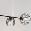 Zwis na listwie Madam 32370 czarna lampa wisząca metalowe pręty