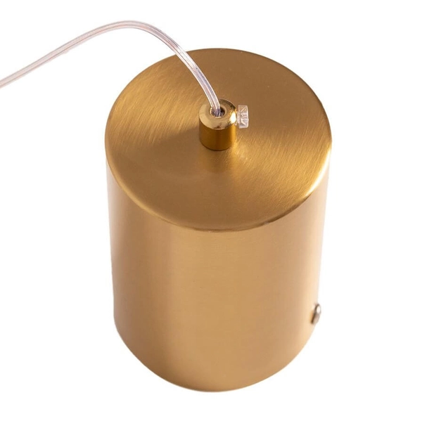 Lampa zwisająca tuba Cilinder ABIGALI-CLN216WW LED 16W 3000K biała złota