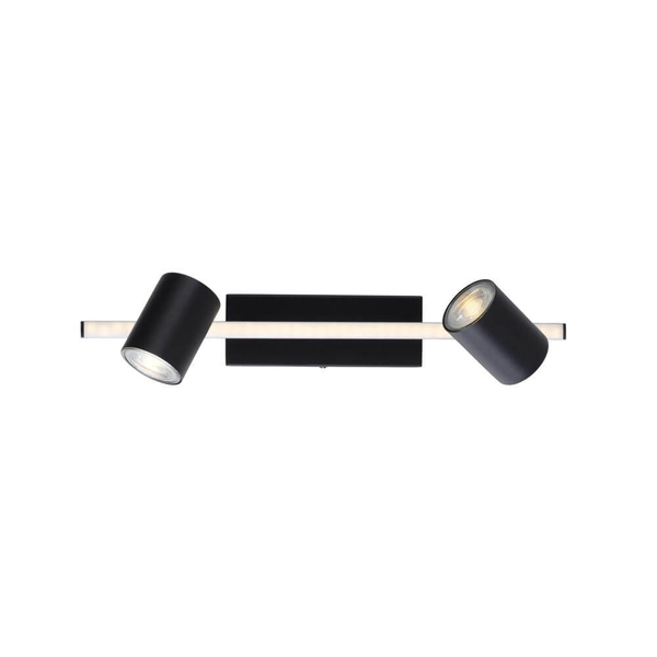 Sufitowa lampa regulowana Barik LED 14W 3000K spot 2-punktowy czarna