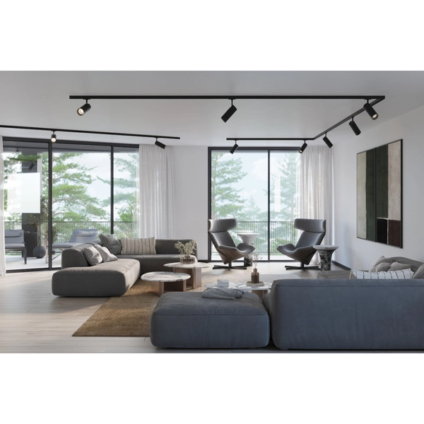 Sufitowa lampa trójobwodowa REO MYL.00092 LED 30W 4000K czarna