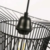 Zawieszana lampa Petti ABR-PETTI-70 Abruzzo falowana druciana czarna