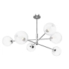 Szklana lampa wisząca Vignette VIG0650-22 kulista szklana chrom