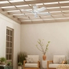 Wentylator z lampą LED Kevlar biały KLF-KEVLAR-42-WHT IP44 tarasowy
