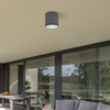 Downlight LAMPA sufitowa stropowa AKRON 8150 Rabalux okrągła OPRAWA elewacyjna tuba zewnętrzna IP54 grafitowa