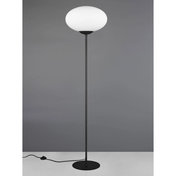 Lampa podłogowa sypialniana FOMENTO 463100132 Trio metalowa biały czarny