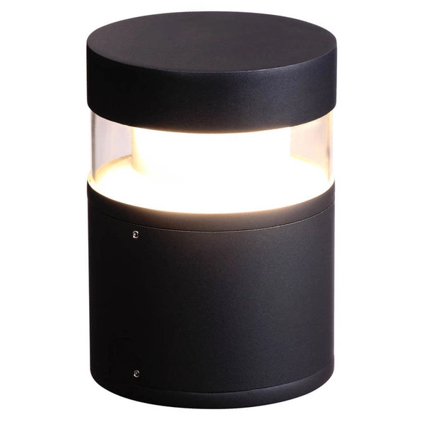 Stojąca lampa ogrodowa Marcon OFL-6552-25-3K Italux LED 12W 3000K IP54 czarny