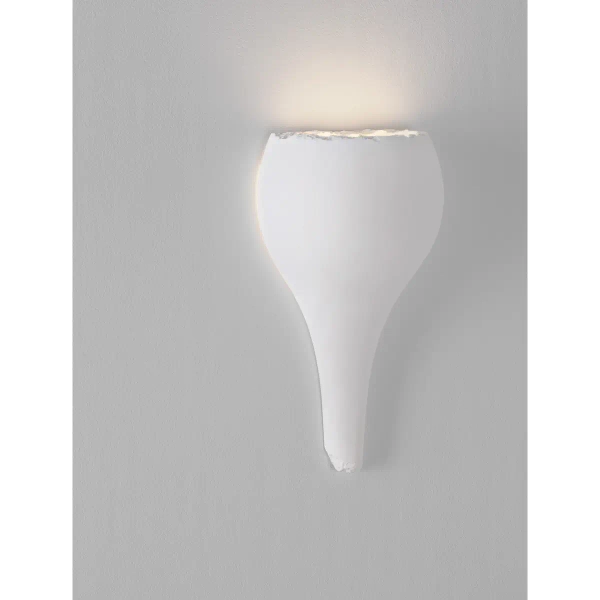 Gipsowa lampa ścienna CALMARO LE45567 do jadalni biała