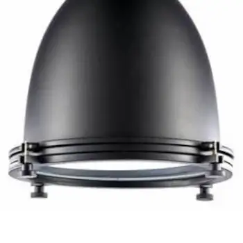 Industrialna lampa wisząca CGSPOT37 czarna na łańcuchu