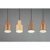 Wisząca lampa ELIOR DL417319400 Trio tubka metalowa czarny brązowy multikolor