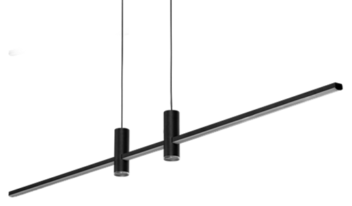 Wisząca lampa ledowa Gerardo AZ5447 24W 3000-6000K pilot czarna