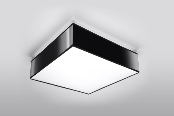 Plafon LAMPA sufitowa SL.0136 kwadratowa OPRAWA natynkowa czarna OUTLET