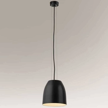 Wisząca LAMPA industrialna MISAWA 7838 Shilo metalowa OPRAWA okrągły ZWIS loftowy czarny