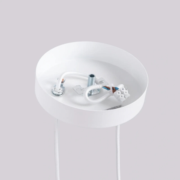 Podwójna lampa wisząca ARCHE biała SL.1866 tuba nad stół
