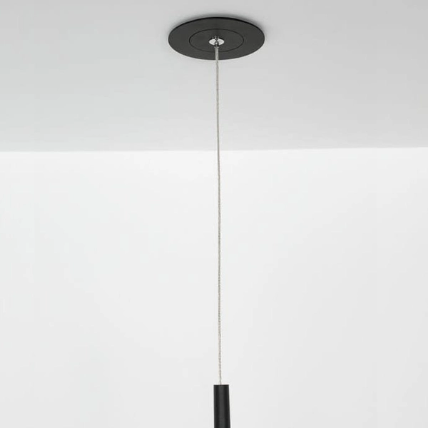 LAMPA sufitowo Podłogowa BUGA LE41359 Luces Exclusivas tuba OPRAWA metalowa LED 20W 3000K wpust czarny