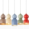 Lampa ceramiczna wisząca Tigali szałwiowa 5245 1xE27 do jadalni