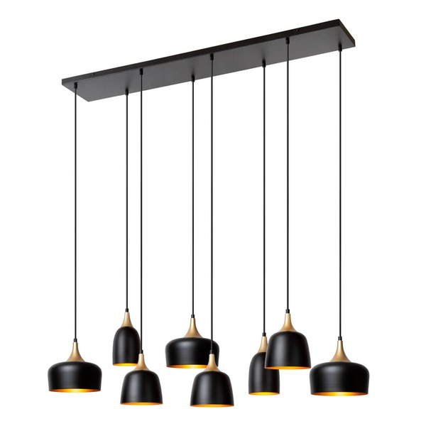 Industrialna lampa wisząca CHAYANNE 05446/08/30 nad stół czarny złoty