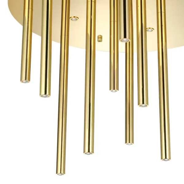 Metalowa lampa przysufitowa ILIOS AZ5754 Azzardo LED 64W 3000K złoty