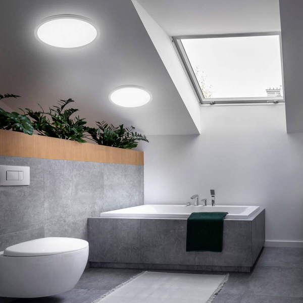 Okrągła lampa natynkowa Aqua 6902 LED 36W 3000-6500K IP54 biała