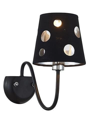 LAMPA ścienna BATLEY 50401108 Candellux abażurowa OPRAWA kinkiet czarny