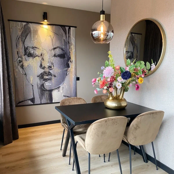 Loftowa lampa wisząca Julius 34438/40/65 Lucide szklana czarna złota