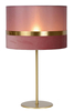Lampa biurkowa Tusse 10509/81/66 Lucide abażur len różowa złota