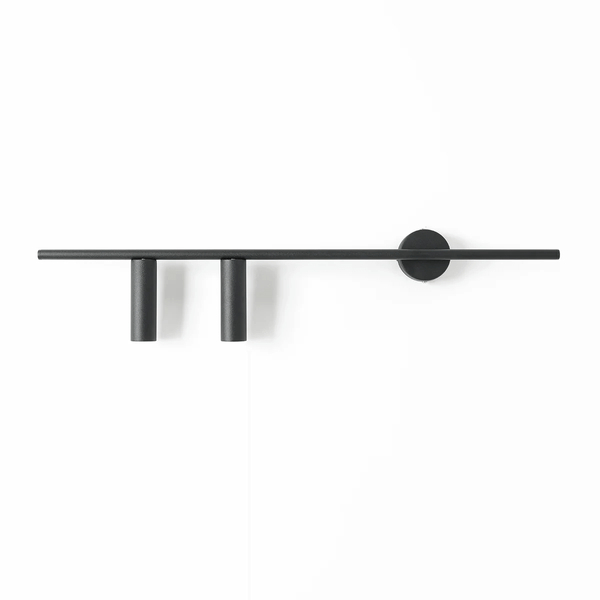 Lampa ścienna Trevo 1104D1 2-punktowy kinkiet czarny