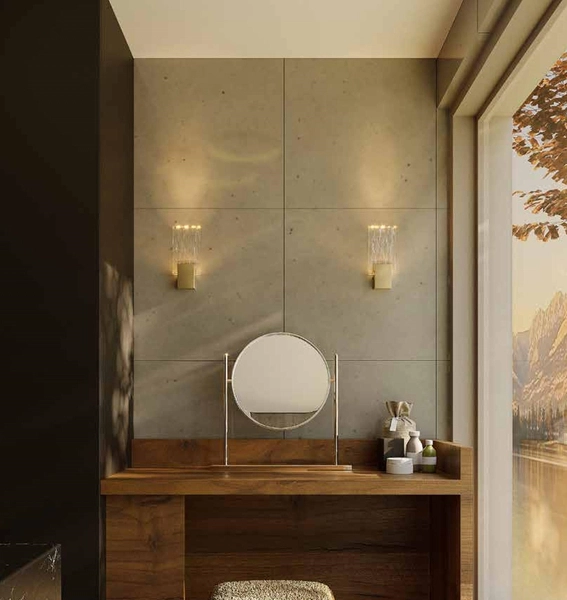 Szklany kinkiet VETRO W0289 Maxlight ścienny LED 3W 3000K do salonu złoty