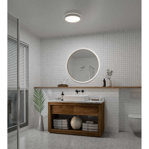Okrągła lampa sufitowa NOXY 2015356101 LED W 3000-4000K IP44 biały