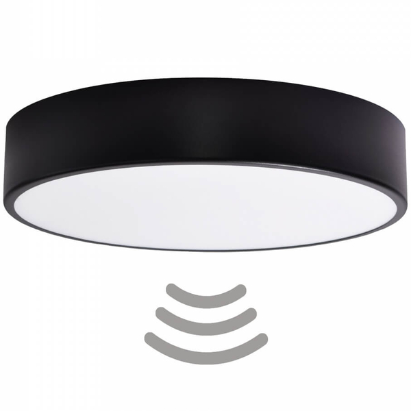 Plafon ogrodowy 137623600059 outdoor z sensorem ruchu IP54 czarny