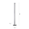 Stojąca lampa na pilot PURE-LINES biała 421-95 1xLED 23W 2700-5000K z regulacją barwy