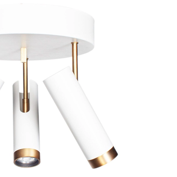 Lampa sufitowa Plus 4201600-5002 regulowane tuby do sypialni białe