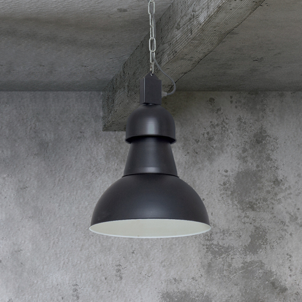Retro lampa wisząca High-Bay 5067 metalowa na łańcuchu