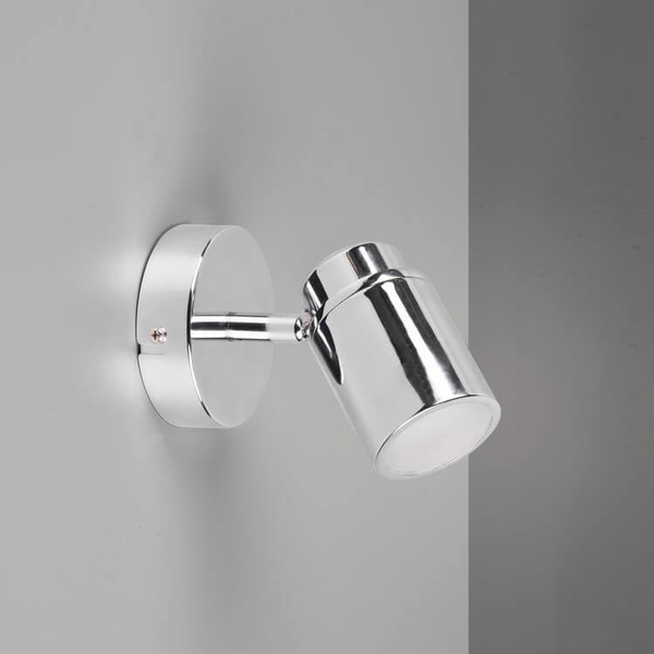 Reflektorek ścienny z regulacją BRISA DL106880400 IP44 srebrny