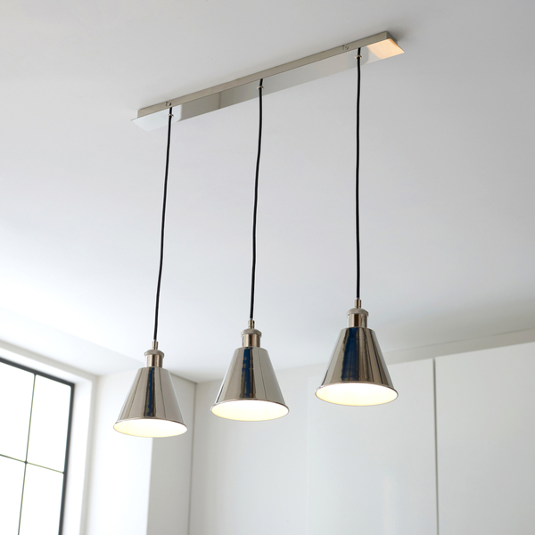 Lampa wisząca nad wyspę L&-197839 Light& na listwie nikiel