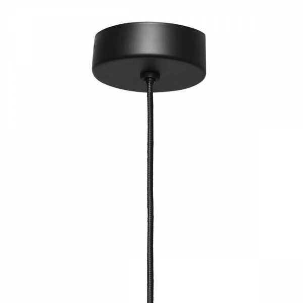 Salonowa lampa wisząca szklana AVIA 11156108 Kaspa loft czarna