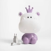 Lampka LED na komodę Hippo KDR-613B-PE Zumaline 3W 4000K fioletowa biała