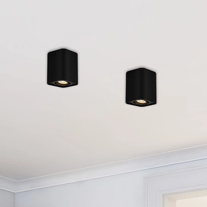 Tuba do sypialni Kobald 2049 punktowy downlight czarny z regulacją